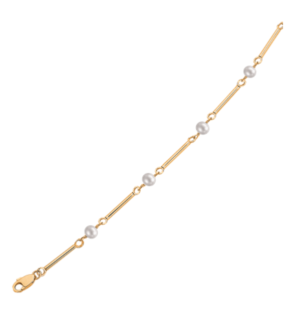 Støvring Design 8kt Guld Armbånd med Ferskvandsperler 65166031