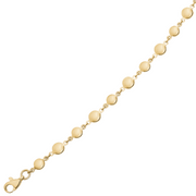 Støvring Design 8kt guld armbånd med flade runde led 65166102