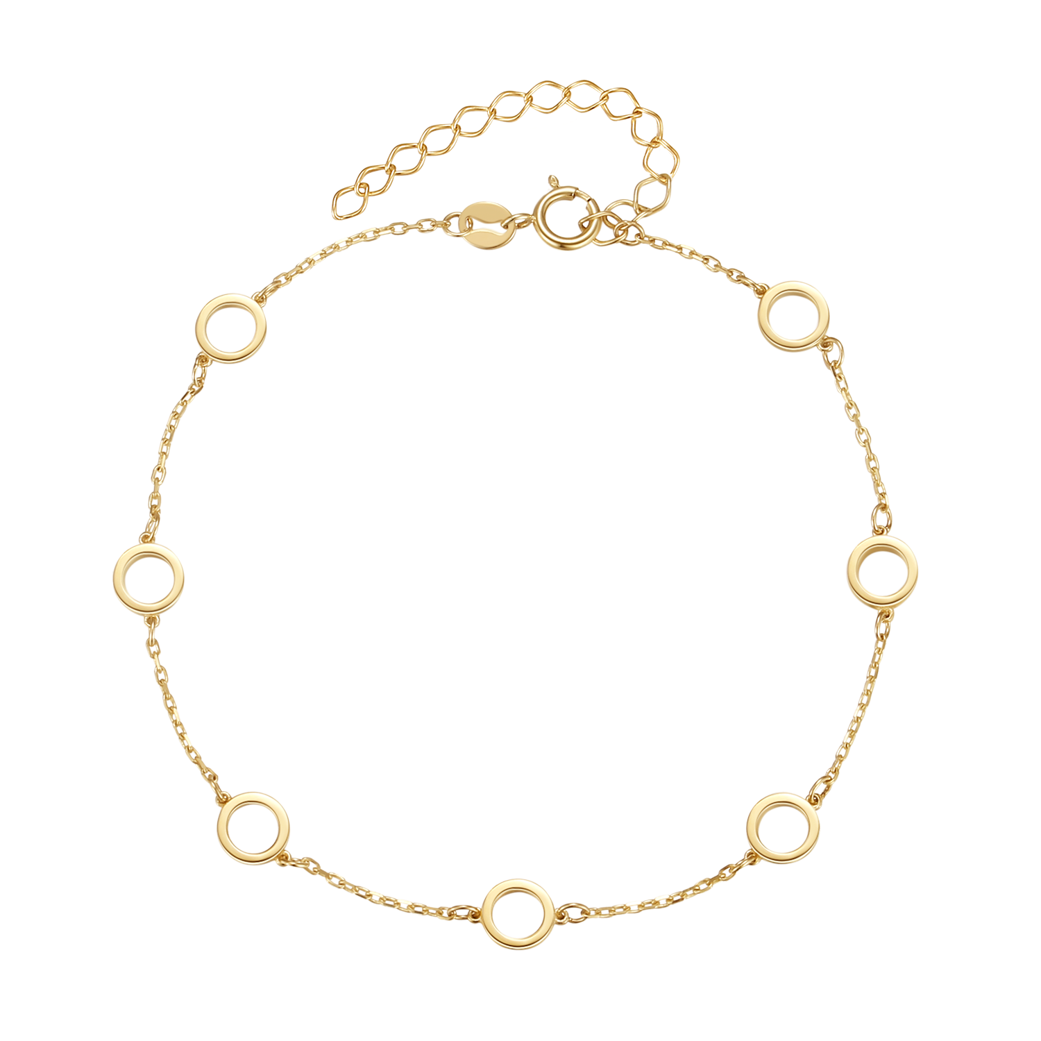 Støvring Design 8kt Guld armbånd med cirkler 65166910