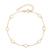 Støvring Design 8kt Guld armbånd med cirkler 65166910