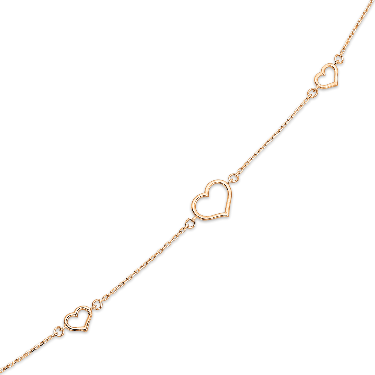 Støvring Design 8kt Guld Armbånd med Hjerter 65166953
