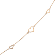Støvring Design 8kt Guld Armbånd med Hjerter 65166953