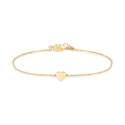 Støvring Design 8kt Guld Armbånd flad hjerte 65261774