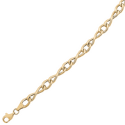 Støvring Design 8kt Guld collier med led som evighedstegn 66166096