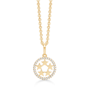 Støvring Design 8kt Guld Vedhæng med Stjerner og Zirkonia 66242057
