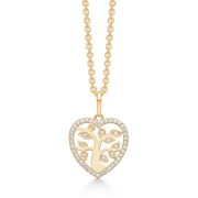 Støvring Design 8kt Guld Vedhæng Livets Træ i Hjerte 66242776