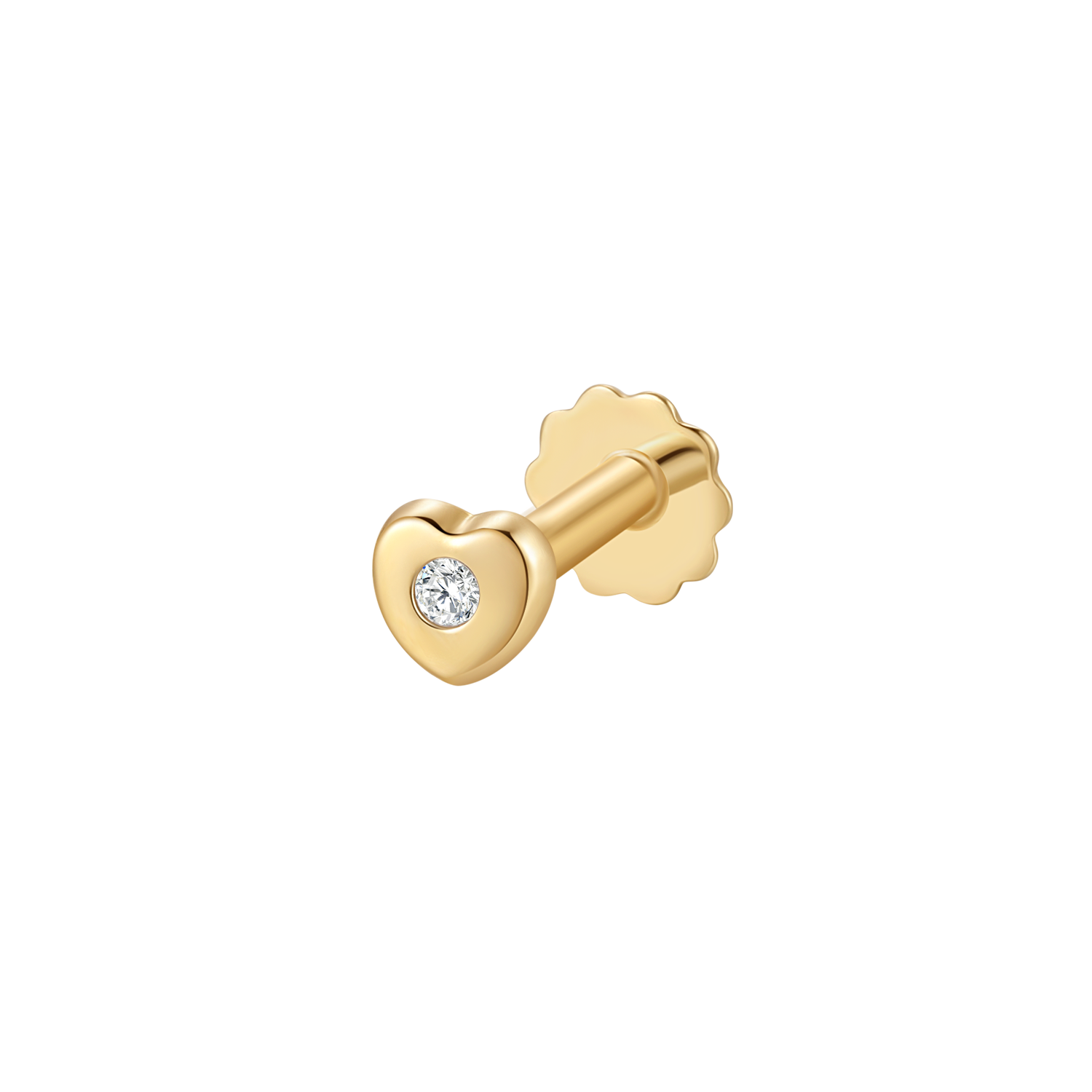 Støvring Desgn 8kt Guld Labret med hjerte 68117505