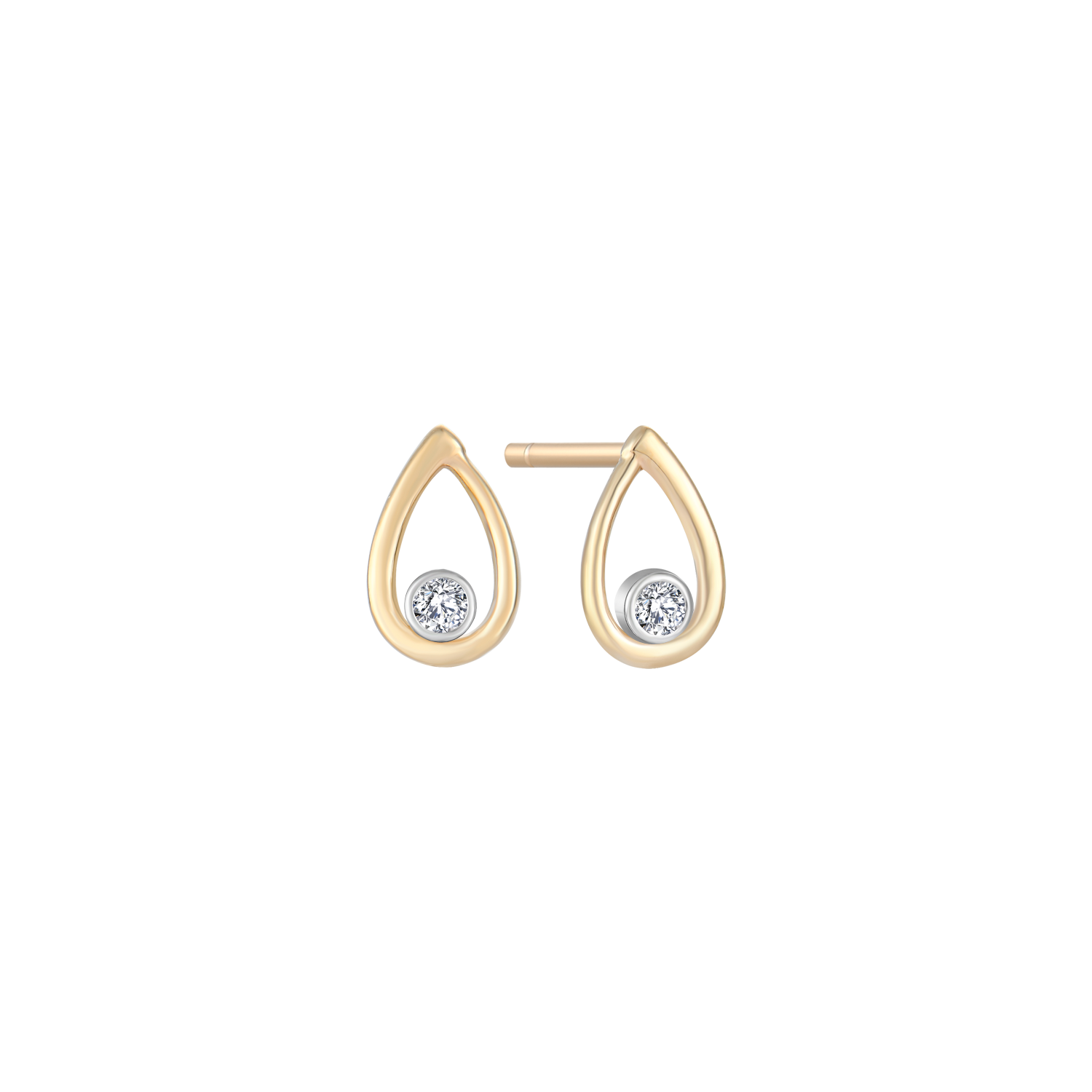 Støvring Design 14kt Guld Ørestik med Zirkonia 70117678