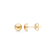Støvring Design 14kt Guld Halvkugle Ørestik 6mm 70117706