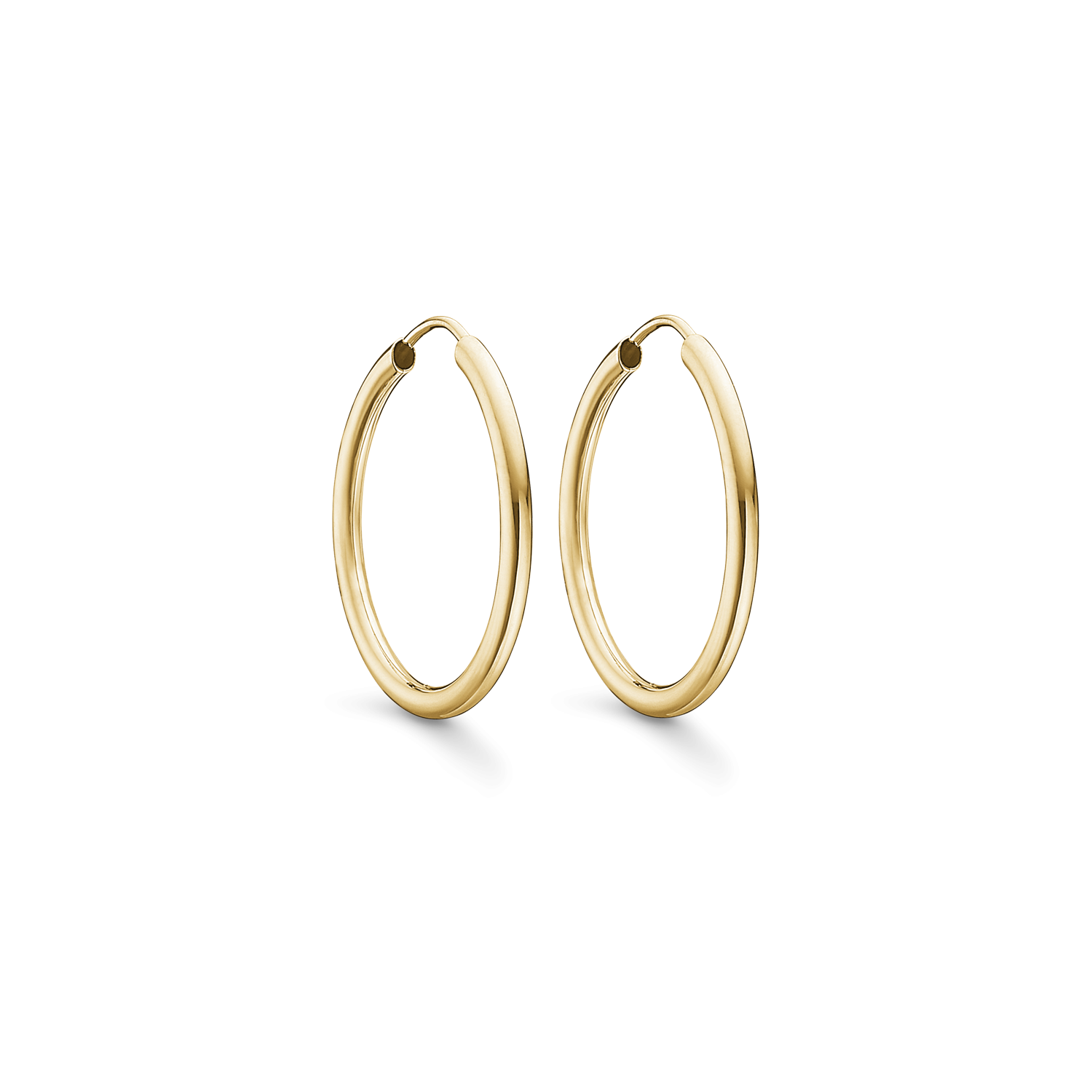 Støvring Design 14kt. Guld Creoler 25mm 70166525