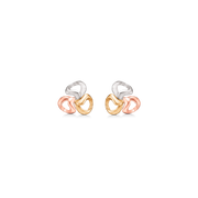 Støvring Design 14kt Guld 3 Farvet Knude Ørestik 70166967