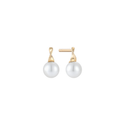 Støvring Design 14kt Guld Ørestik med Perle 70232024