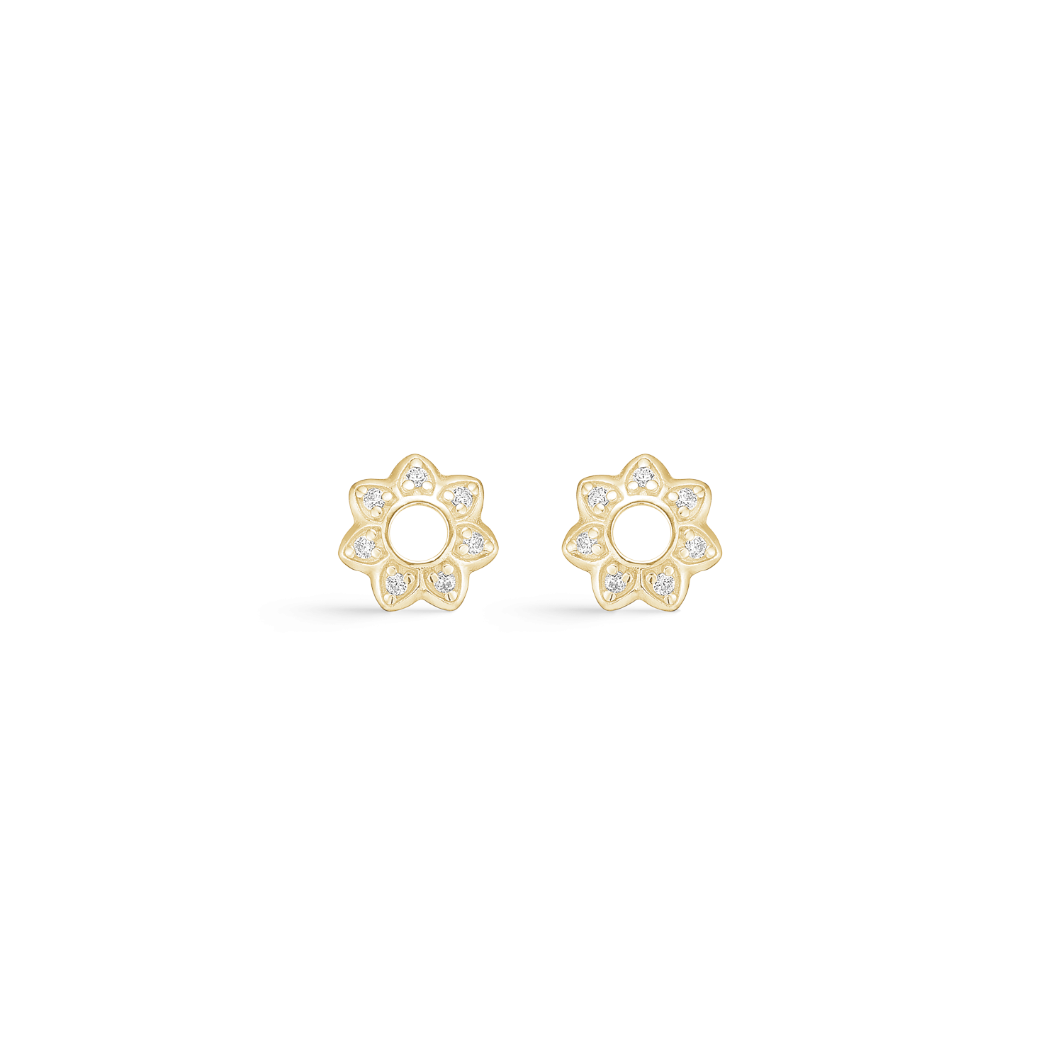 Støvring Design 14kt Guld Ørestik med Zirkonia 70237044