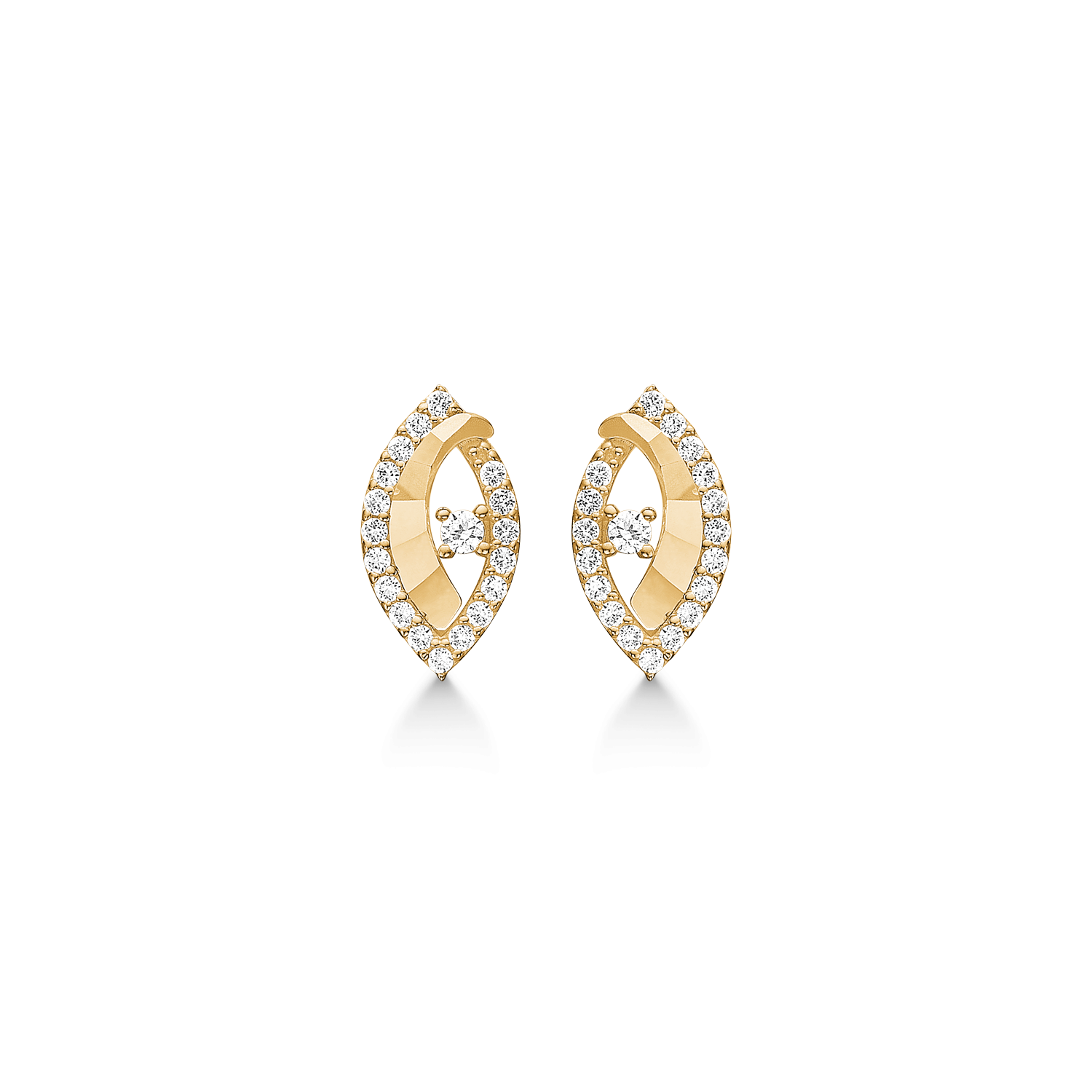 Støvring Design 14kt Guld Ørestik med Zirkonia 70242852