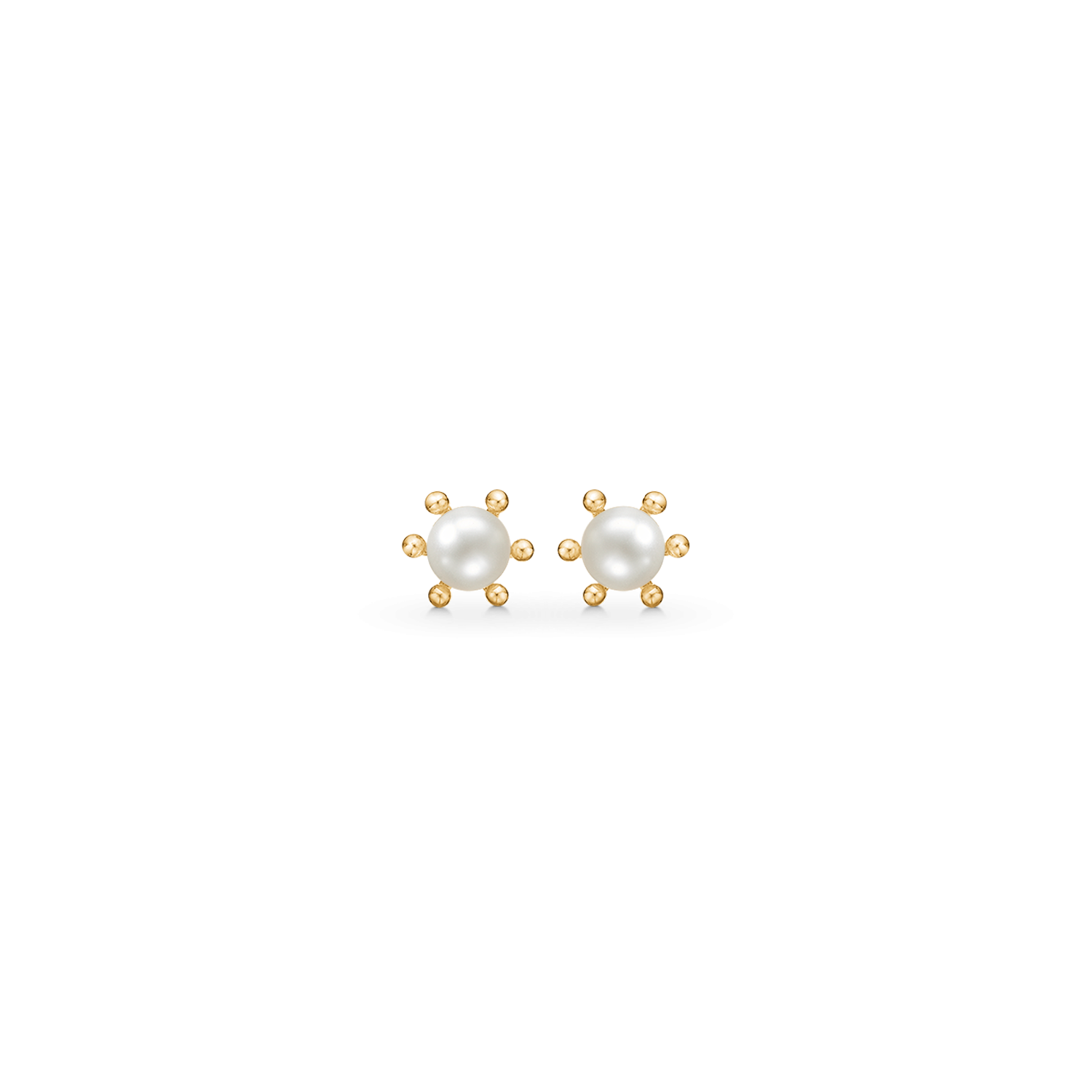 Støvring Design 14kt Guld Ørestik med 3mm Ferskvandsperle 70242853