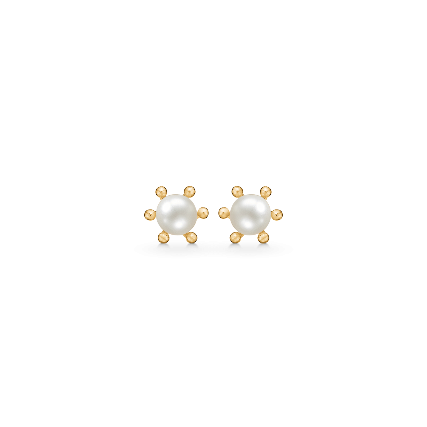 Støvring Design 14kt Guld Ørestik med 4mm Ferskvandsperle 70242854