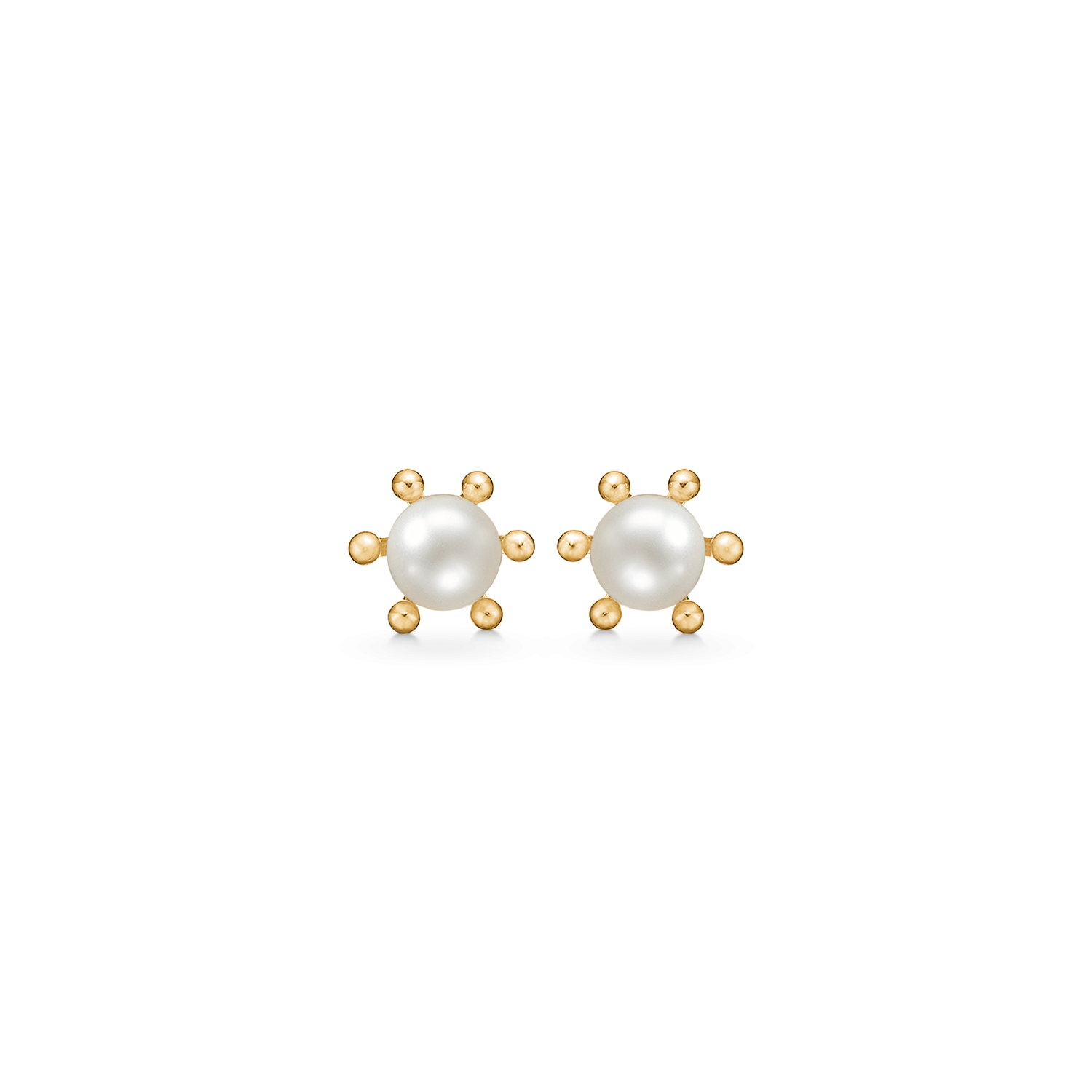 Støvring Design 14kt Guld Ørestik med 5mm Ferskvandsperle 70242855