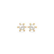 Støvring Design 14kt Guld Ørestik med 5mm Ferskvandsperle 70242855