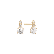 Støvring Design 14kt Guld Ørestik med 3 Zirkonia 70342921