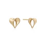 Støvring Design 14kt Guld Hjerte Ørestikker 70342931
