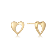 Støvring Design Hjerte Ørestikker i 14kt Guld 70342953