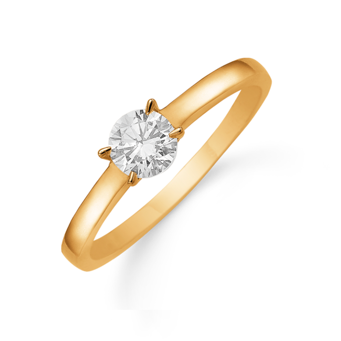 Støvring Design 14kt Guld Ring med Zirkonia sten 72251015