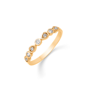 Støvring Design 14kt Guld Ring med Zirkonia 72251987
