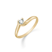 Støvring Design 14kt Guld Ring med Zirkonia 72251988