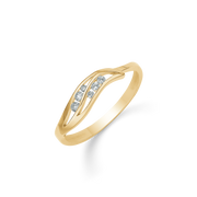 Støvring Design 14kt Guld ring med zirkonia 72251990