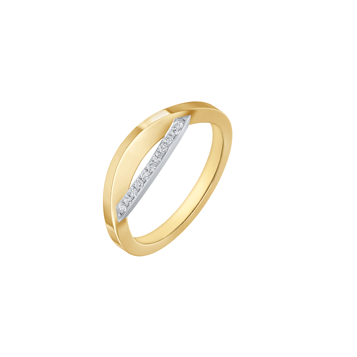 Støvring Design 14kt Guld Ring med 0,10ct brillanter 72257008
