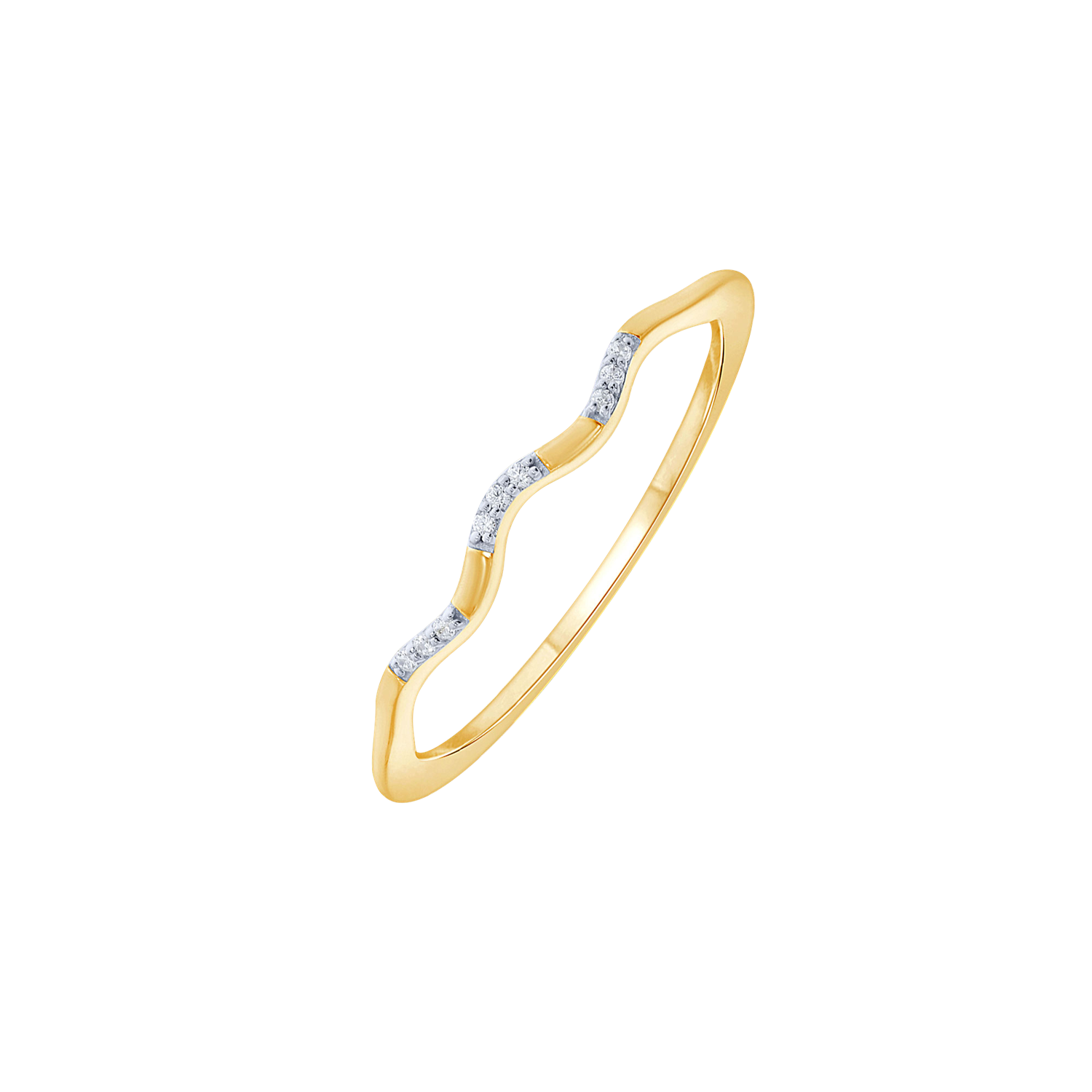 Støvring Design 14kt Guld Ring med 0,03ct brillanter 72257031