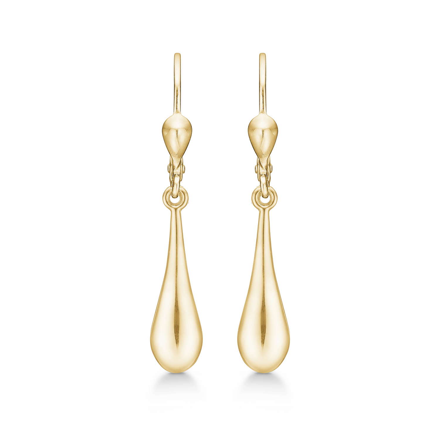 Støvring Design 14kt Guld Ørehæng med Lukket Dråbe 73166958