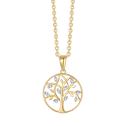 Støvring Design 14kt Guld Vedhæng med Livets Træ på forgyldt kæde 76205927
