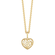 Støvring Design 14kt Guld Hjerte Vedhæng med Livets Træ 76242532