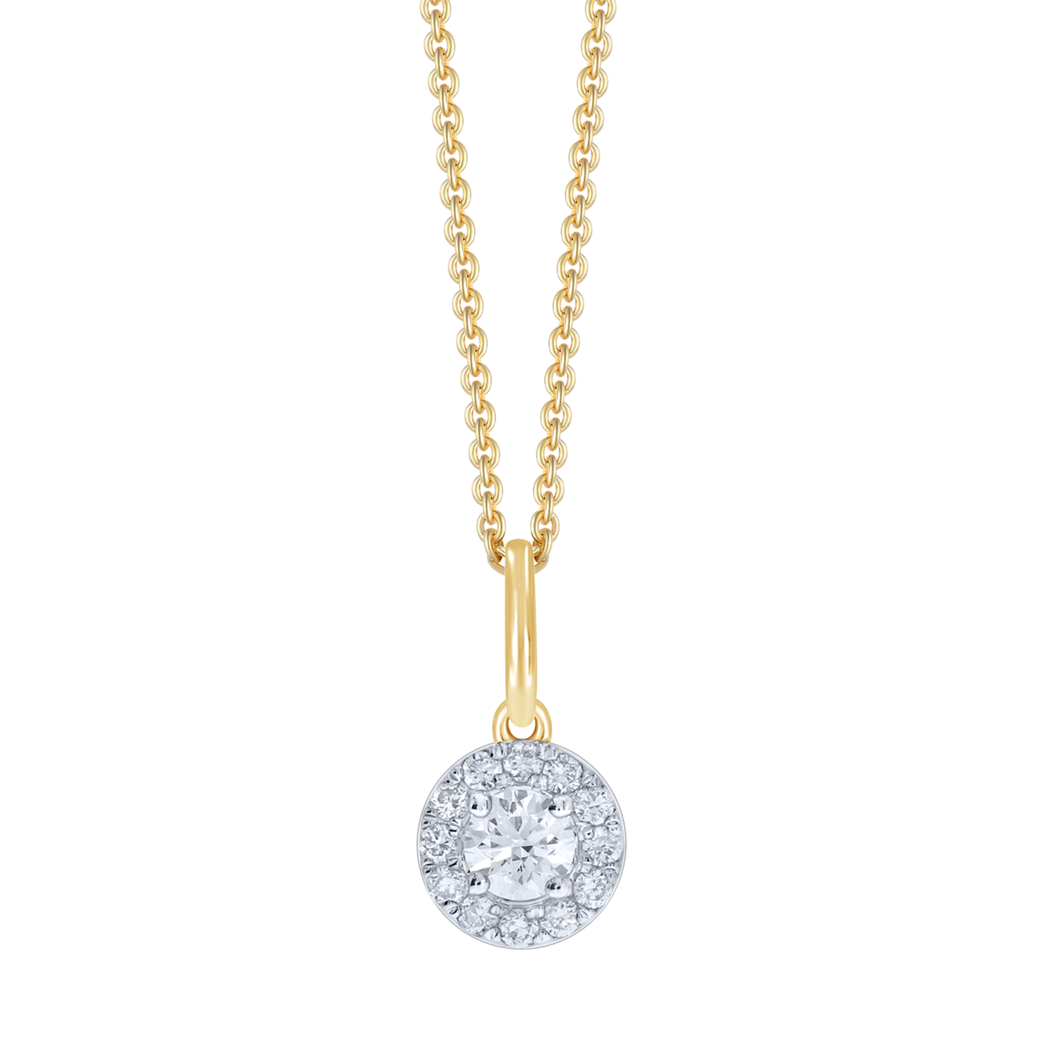 Støvring Design 14kt Guld Vedhæng med i alt 0,27ct Diamanter 76257025