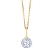 Støvring Design 14kt Guld Vedhæng med i alt 0,27ct Diamanter 76257025