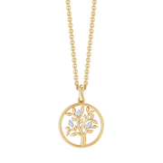 Støvring Design 14kt Guld Vedhæng med Livets Træ og 0,02ct Diamanter 76257998
