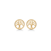 Støvring Design 8kt Guld Ørestik i Livets Træ 60242801