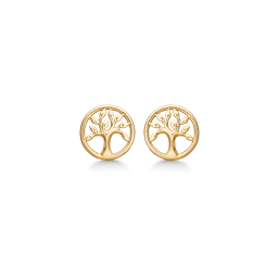Støvring Design 8kt Guld Ørestik i Livets Træ 60242801