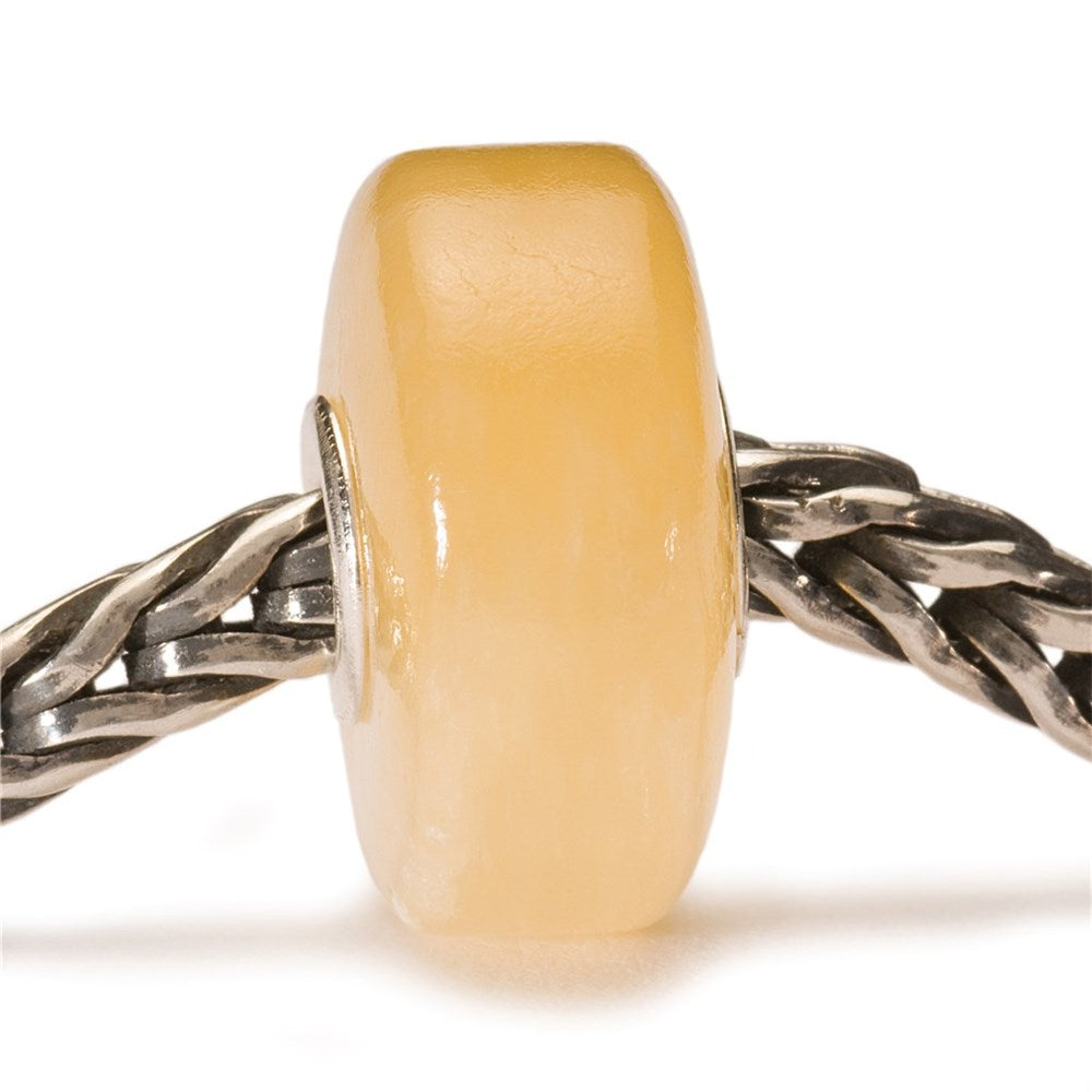 Trollbeads/Troldekugler Gul jade kugle TSTBE-10002