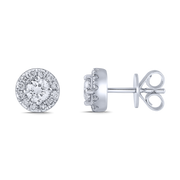 Støvring Design 14kt Hvidgulds Ørestikker med i alt 0,34ct Diamanter 80257025