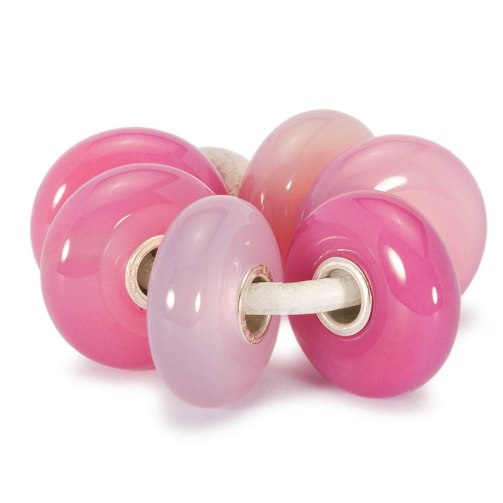 Trollbeads/Troldekugler Pink agat bundt TSTBE-00002