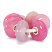Trollbeads/Troldekugler Pink agat bundt TSTBE-00002