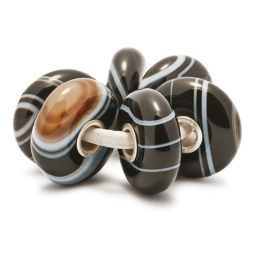 Trollbeads/Troldekugler Stribet onyks bundt TSTBE-00006
