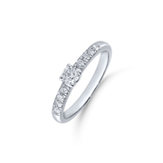 Støvring Design 14kt Hvidgulds Ring med i alt 0,50ct Diamanter 82257024