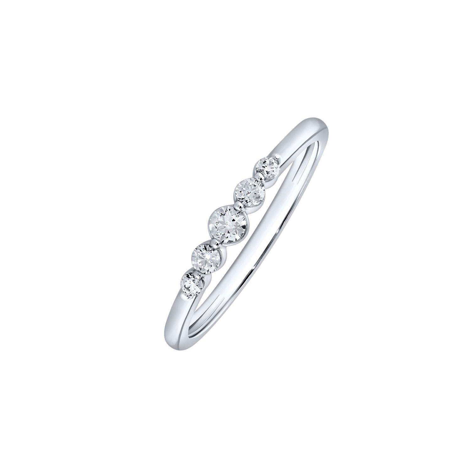 Støvring Design 14kt Hvidguld Ring 0,25ct Brillanter 82257035