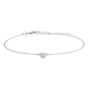 Joanli Nor Almanor Armbånd med Hjerte og Zirkonia 80450590900