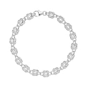 Lund Copenhagen Sølv Armbånd med 6mm Knude 19cm 9011323