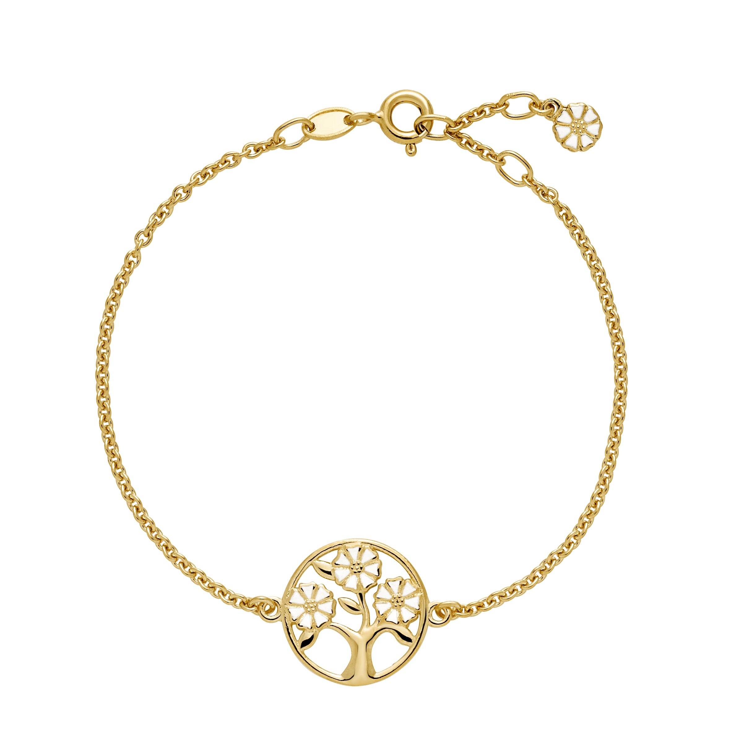 Lund Copenhagen Marguerit Armbånd med Livets Træ 9015063-M