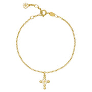 Lund Copenhagen Marguerit Armbånd med Kors 9015069-M